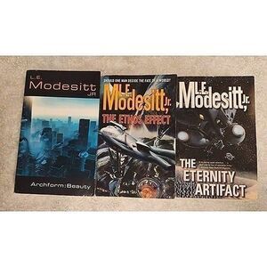 L.E. Modesitt Jr. Sci-Fi Book Lot